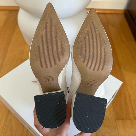 Alias Mae Ahnika Leather Pointed Toe Ankle Boots - Picture 4 of 5